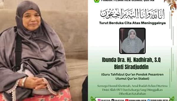 Jemaah Haji Asal Langkat dan Guru Tahfidzul Qur’an Ulumul Qur’an Stabat Wafat di Tanah Suci