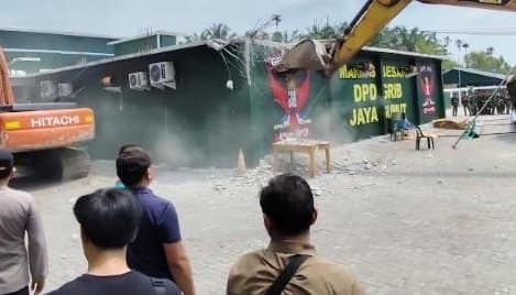 Drama Panas di Binjai! Ratusan Polisi & TNI Gerebek Hiburan Malam Marcopolo