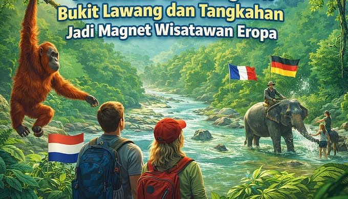 Wisata Langkat: Bukit Lawang dan Tangkahan Masih Jadi Magnet Wisatawan Eropa